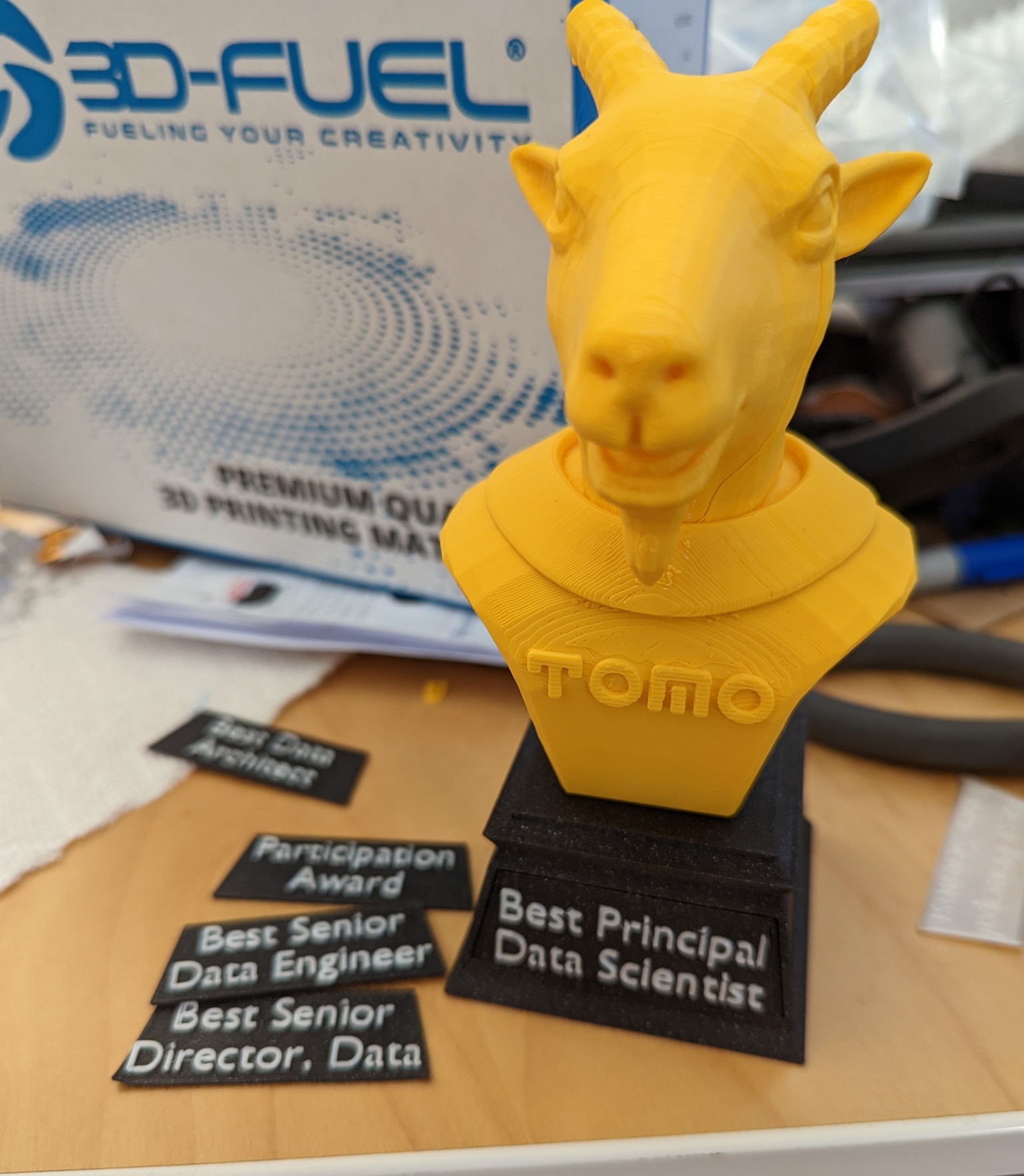 Company goat awards.