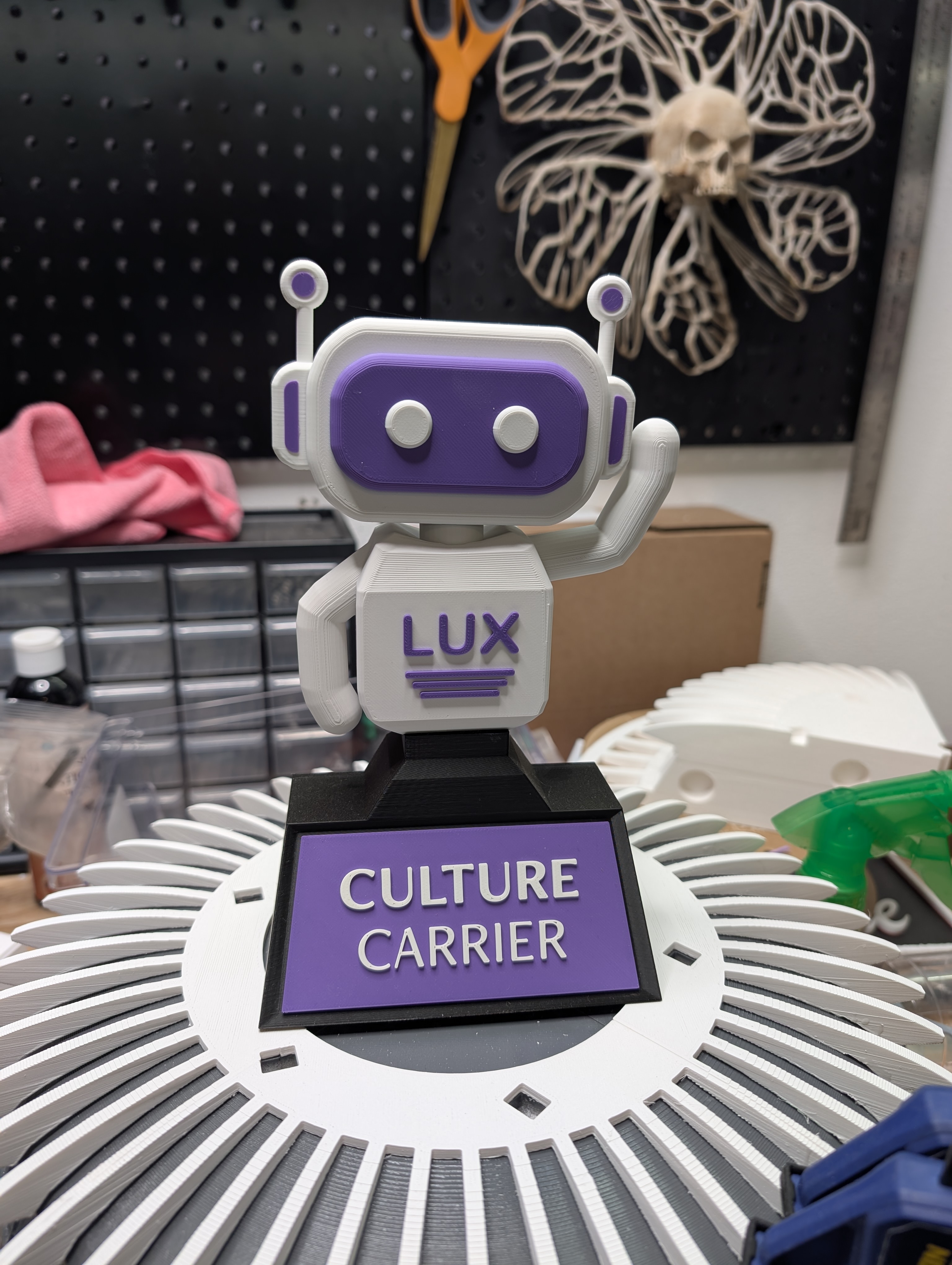 Company robot awards.