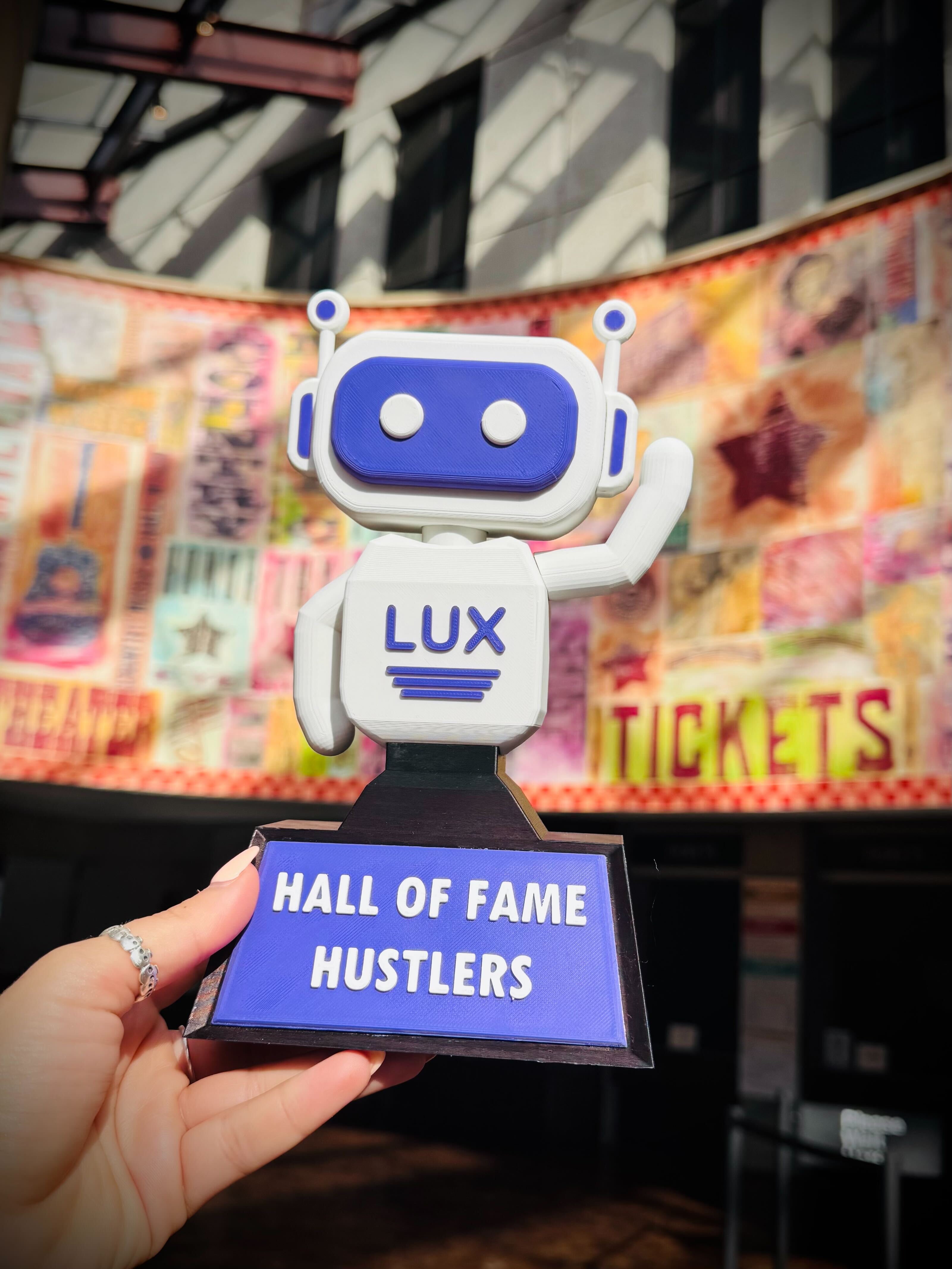 Company robot awards.