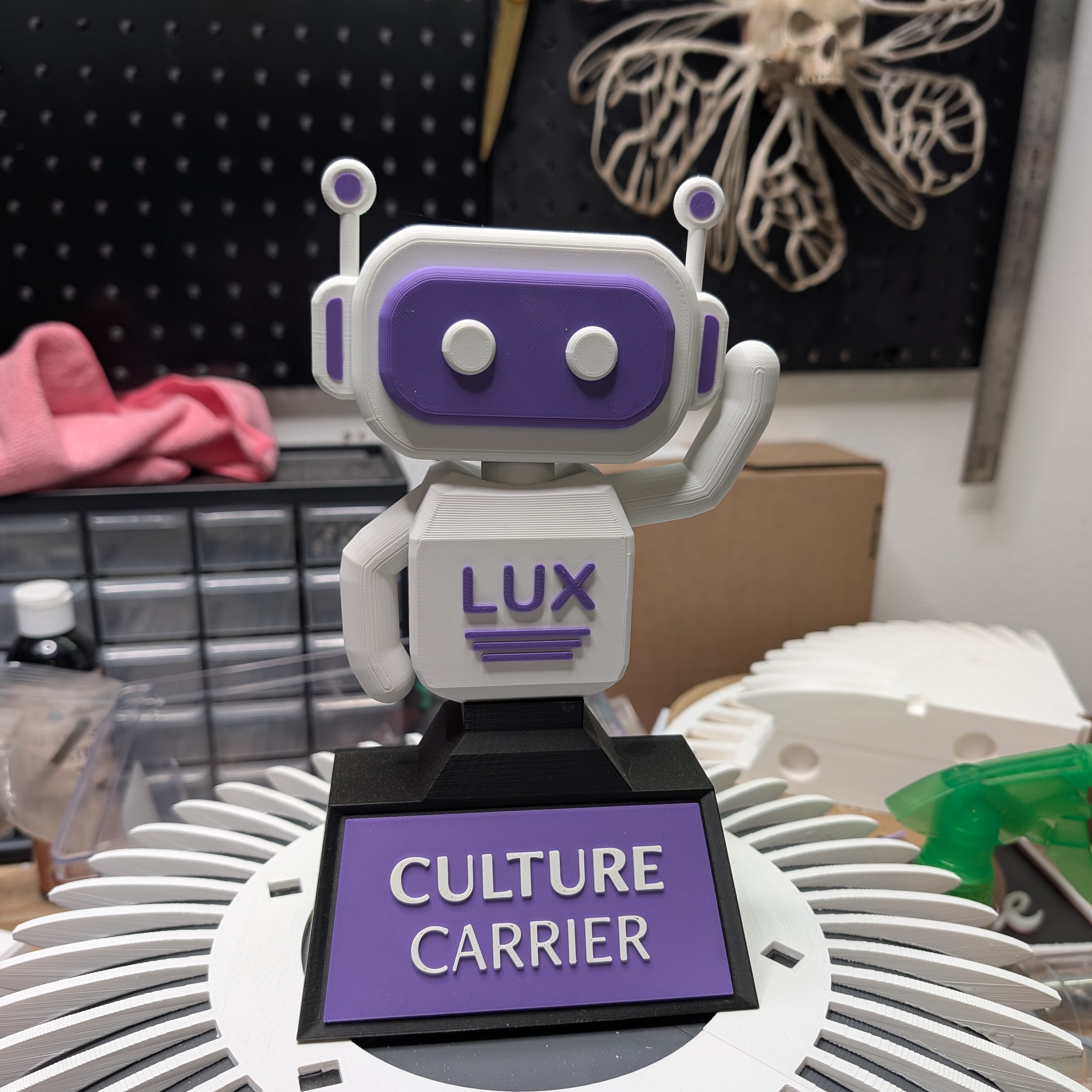 Company robot awards.